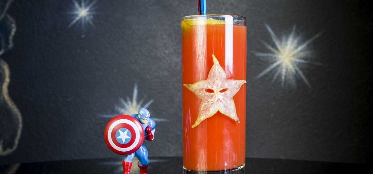 drink SENTINEL OF LIBERTY (Captain America) realizzato da I Maestri del Cocktail PHOTO BY GIOVANNA DI LISCIANDRO