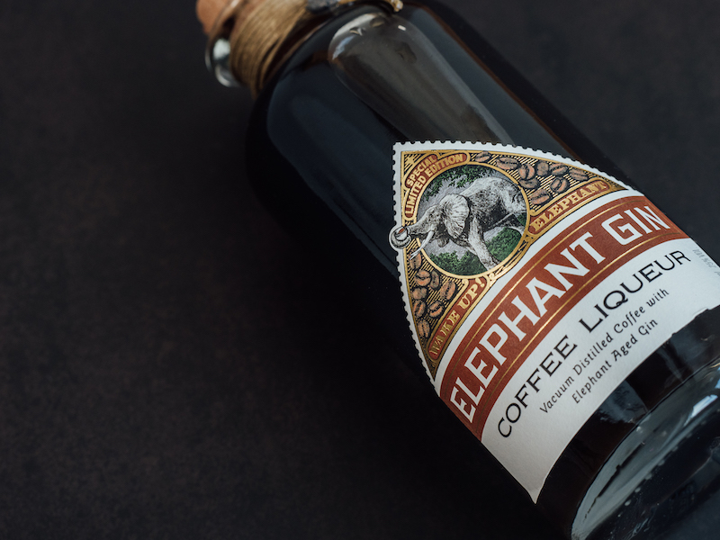 Elephant Gin liquore al caffe