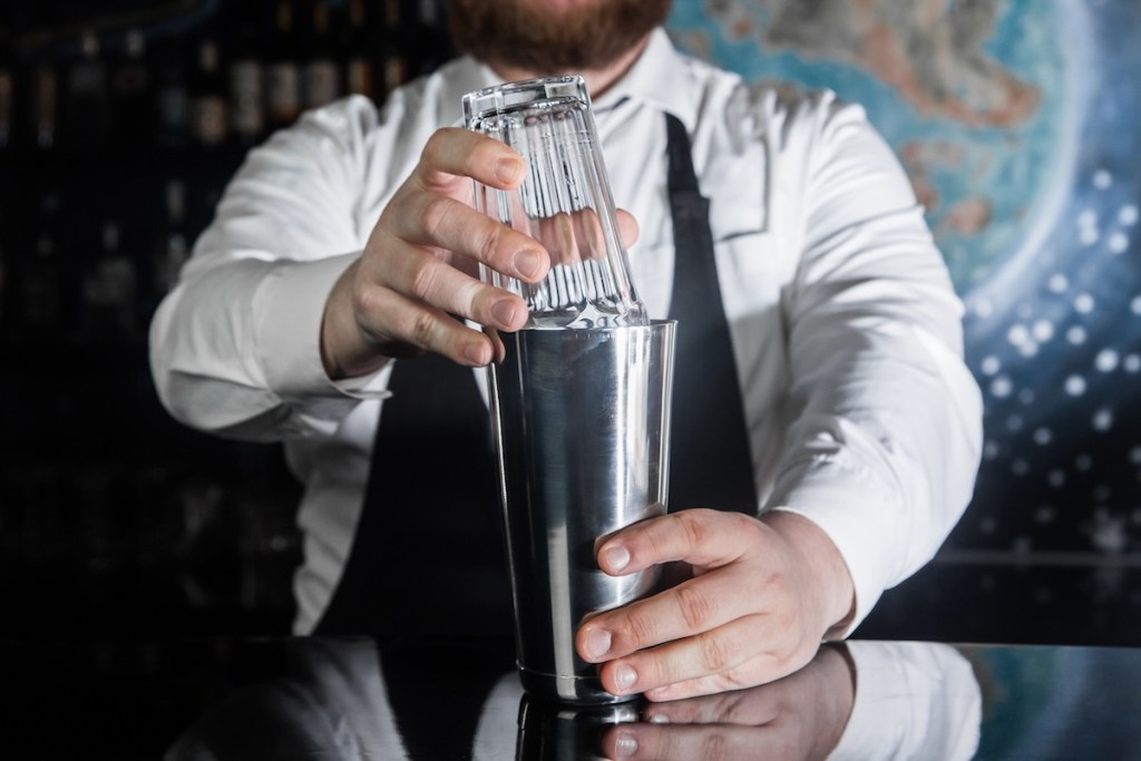 attrezzatura barman: boston shaker